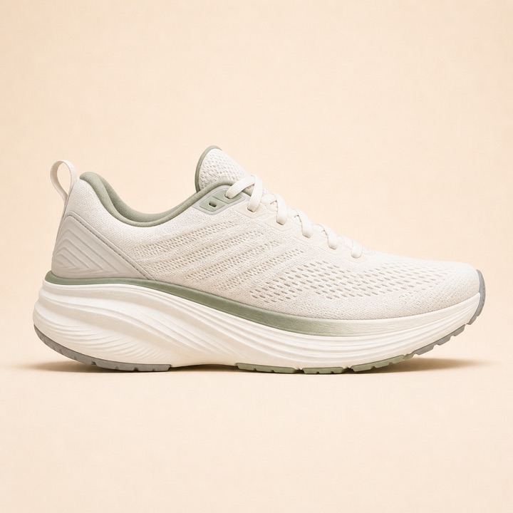 White Cloudstrider 5 high-cushion road running shoe
