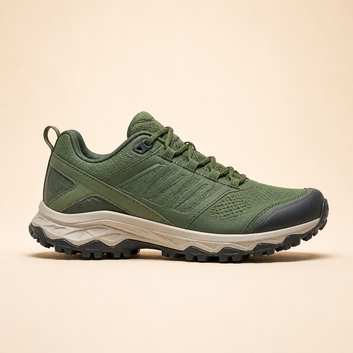 Green TrailGrip GTX waterproof trail running shoe